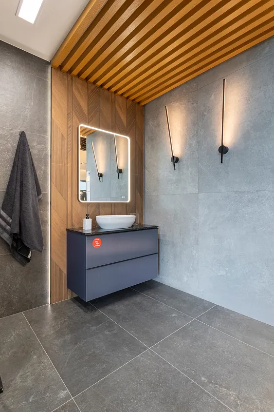 Remont łazienki w Krakowie – minimalistyczny styl skandynawski z naturalnymi materiałami – Sagan-Bud